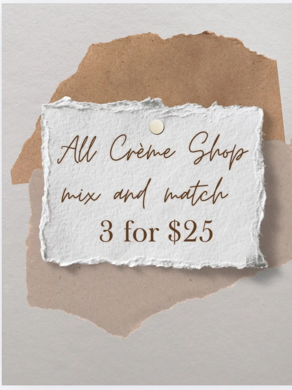 💕Crème Shop Crème 3 for $25 Mix & Match - all Creme Shop products